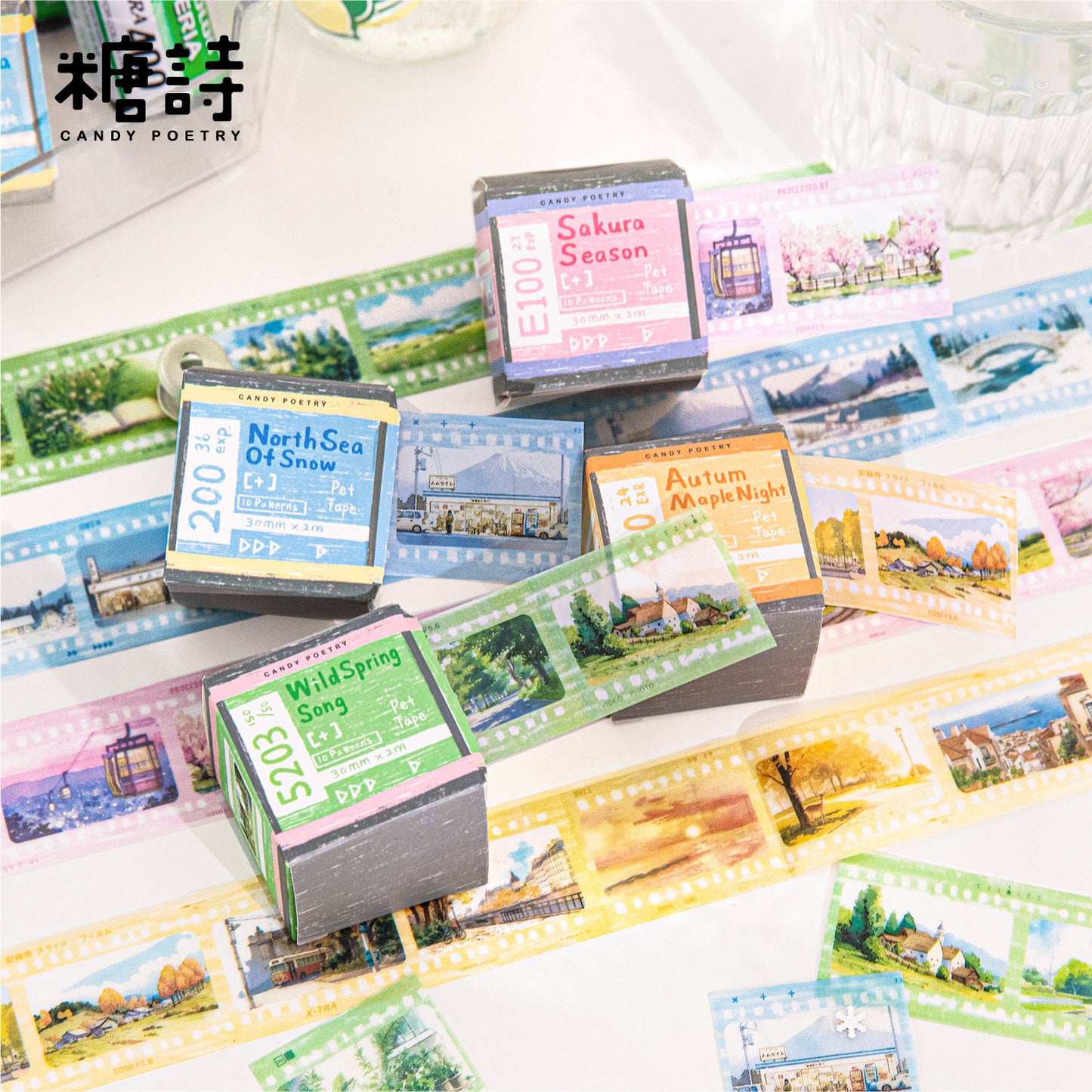 stickers,papers,tape rolls(New items everyday!)